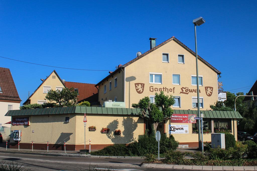 Hotel-Restaurant Und Gaestehaus Loewen Süßen Dış mekan fotoğraf